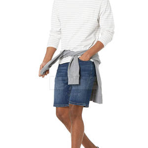 Pantalones cortos vaqueros ajustados personalizados de alta calidad para hombre, gran oferta, ropa deportiva informal de Pakistán - Product Image 5