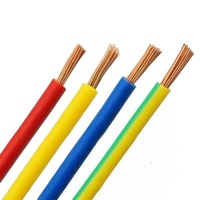 Cable eléctrico con aislamiento de PVC de 1,5 MM y 2,5 MM de conductor de cobre desnudo a prueba de agua