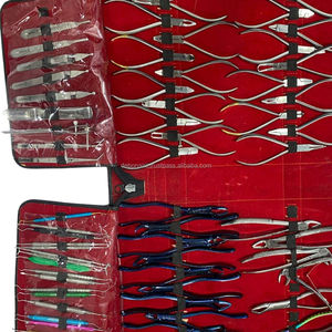 Kit combiné professionnel d'élevateurs et de forceps dentaires manuels en acier inoxydable pour extraction d'implants, chirurgie buccale, hôpital, clinique, CE - Product Image 5