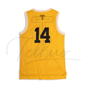 Camiseta de Baloncesto para Hombre sin Mangas, de Alta Calidad, con Logotipo Personalizado Impreso, 100% Poliéster, de Secado Rápido, Transpirable, Talla Grande, Colorida - Product Image 2