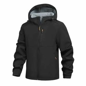 Chaqueta con forro polar para hombre, informal, holgada, para exteriores, a prueba de viento, calidez, montar en bicicleta, a prueba de viento, Otoño Invierno, abrigo informal resistente - Product Image 1