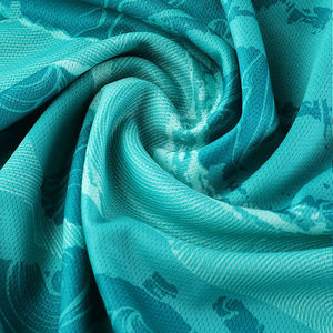 Ensemble de shorts de jersey de football camouflage bleu aqua personnalisable vêtements de sport d'équipe respirants à séchage rapide Service OEM disponible - Product Image 5