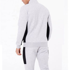 Sudaderas térmicas de algodón de talla grande con cuello redondo y logotipo personalizado de alta calidad para hombre con cremallera para correr, sudaderas con capucha para hombre - Product Image 4