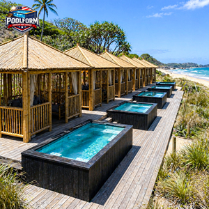 High End Boutique Hotel Feature Above Ground <b>Pool</b> with Acrylic Window Prefabricated Fiberglass Swimming <b>Pool</b> - Product Image 4