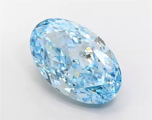 Diamante Suelto Ovalado de 10.7 Quilates, Claridad VS1, Azul Fantasía, Cultivado en Laboratorio, Corte CVD, Certificado IGI, Piedra Preciosa al por Mayor - Product Image 5