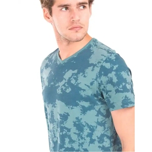 T-shirts col rond pour hommes de meilleure qualité 100% coton à séchage rapide et léger surdimensionné à épaules tombantes Logo personnalisé imprimé - Product Image 4