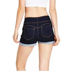 Women's New Summer Sporty Waistband Shorts Elastic-Closure Denim Stretch Fabric Hot Spicy Trendy Casual Versatile Street Shorts - Product Image 2