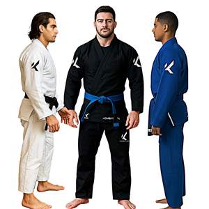 Ligero Unisex BJJ Gi venta al por mayor uniforme de artes marciales Jiu Jitsu brasileño Kimono logotipo personalizado OEM equipo de lucha - Product Image 1
