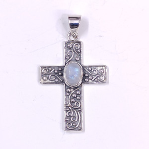 Colgantes de piedras preciosas hechos a mano, joyería de plata esterlina, diseño elegante fino para mujer, venta al por mayor, accesorios de plata 925 - Product Image 4