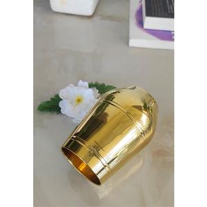 Indian Art Villa Pure Brass Plain Designer Shine Finish <b>Glass</b> Tumbler, 350 ML - <b>Drinkware</b> & Serveware - Product Image 4