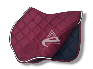 Almohadilla de sillín de caballo de secado rápido ecológica hecha en EE. UU. Tela de algodón cómoda estilo occidental Anti-retráctil transpirable protección de caballo - Product Image 3