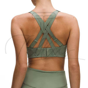 Sujetador Deportivo de Yoga Personalizado para Mujer, Ligero, Transpirable, Sin Costuras, Simple, de Alta Sujeción - Product Image 5