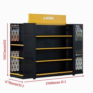 Étagère de supermarché en métal à double face ADONG, légère, avec étagères perforées |   Installation rapide |   OEM Vietnam |   A50 - Product Image 6