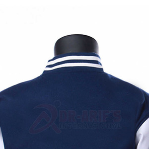 Custom Designed Men's Leather Baseball Letterman Jacket Brand New Fashion Embroidered Varsity <b>Football</b> Team Jacket for Winter - Product Image 6