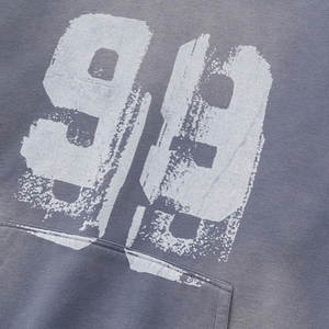 เสื้อฮู้ดแบบสวมหัวเสื้อฮู้ดสำหรับเด็กชายแขนยาวแบบกำหนดเองหมายเลข99พิมพ์ลายเป็นมิตรกับสิ่งแวดล้อมสำหรับทุกเพศฤดูหนาว - Product Image 3