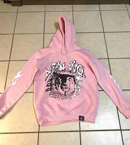 100% Cotton Puff Printed Hoodies for Man Full Zipper Face Printed Long Sleeve With Full Customization basics cotton blended - Product Image 4