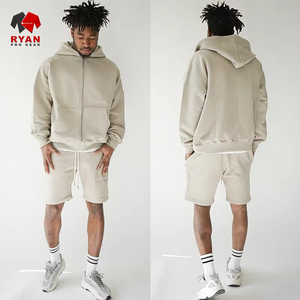 Pull à capuche en polaire pour hommes Poche avant Respirant Polyester Coton mélangé Hiver Casual Streetwear - Product Image 6