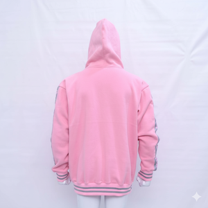 Vente en gros de sweats à capuche pour hommes de haute qualité, personnalisés avec un logo brodé sur le devant, 100% coton molletonné 450 g/m², séchage rapide - Product Image 5