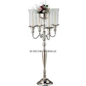 Juego de 3 candelabros de aluminio fundido de diseño diferente único para bodas y fiestas de Villa, centro de mesa, suministros de decoración - Product Image 6