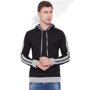 Bonne qualité hommes automne Fitness sweats à capuche bas prix couleur unie avec vente chaude solide motif impression numérique col à capuche - Product Image 1