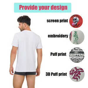 Logo personnalisé hommes coupe ample qualité t-shirts Performance Streetwear bambou t-shirt sport de gymnastique t-shirt pour hommes livraison DDP - Product Image 6