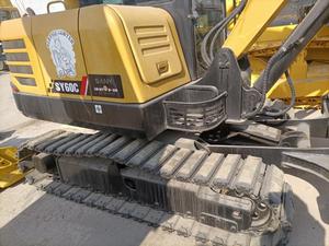 Para excavadora de orugas usada Sany 60C con componente de motor de núcleo de brazo de pluma de largo alcance y opción de accesorios de cubo - Product Image 2