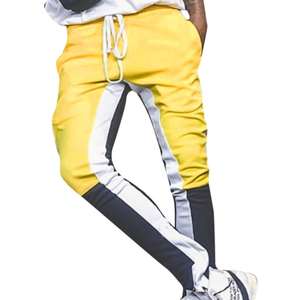 Pantalons de survêtement pour hommes en gros, coupe slim, fitness, pantalons de sport personnalisés, jogger, cycliste, pantalon de sport, yoga, pantalon pour hommes - Product Image 6