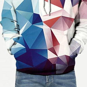 เสื้อฮู้ดผ้าฟลีซของผู้ชายผ้าฟลีซปรับอัตราการขายดีพิมพ์ลายพิมพ์ซับลิเมชันทันสมัย - Product Image 6