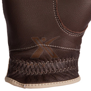 Gants d'équitation d'hiver durables en cuir/élasthanne avec sangle de poignet antidérapante et réglable - Couleurs et tailles personnalisées - Product Image 6