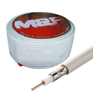 Messi & Paoloni 75Ω Câble coaxial Ø 6.5mm Classe B MDN650AR100 Bobine de 100 mètres pour la communication - Product Image 1