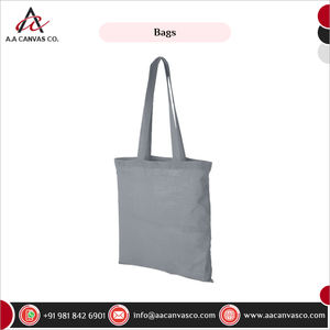 Reliable Quality Cotton Canvas <b>Tote</b> <b>Bags</b> Custom Logo Printing Solid Color Recyclable <b>Zip</b>-Free for Shopping Promotions Use - Product Image 2