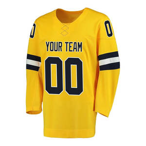 Camiseta de Hockey sobre Hielo Totalmente Personalizable con Nombre, Número, Logotipo, Tejido de Malla de Alta Resistencia y Sublimación de Color Duradera - Product Image 3