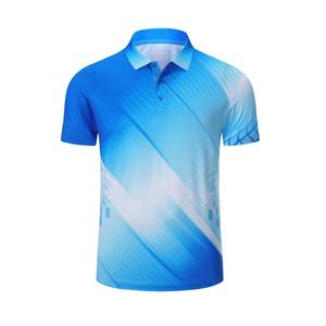 Mode Badminton Jersey t-shirt hommes à manches courtes Sublimation Badminton chemise Sport porter Badminton t-shirt Tennis maillots - Product Image 2