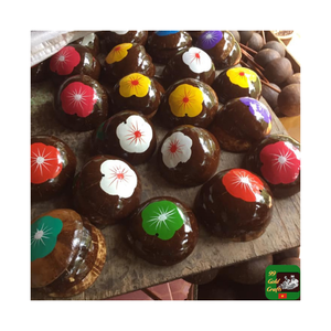 Elegante bolso de mano de cáscara de coco para mujer hecho a mano con encanto natural para moda diaria ecológica y ocasiones casuales al aire libre - Product Image 1