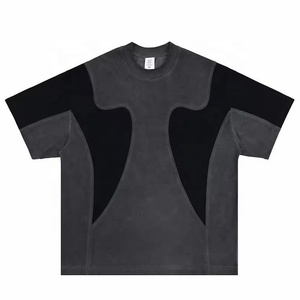 เสื้อยืดสตรีทแวร์แบบกำหนดเองสำหรับผู้ชาย 200gsm 250gsm 260gsm 280gsm 300gsm เสื้อผ้าพิมพ์ลายสกรีน เสื้อยืดเปล่า - Product Image 1