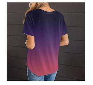 T-shirt à manches courtes en jersey simple 100% coton pour femme Super Premium Meilleure qualité Bangladesh prix d'usine Plus la taille - Product Image 2