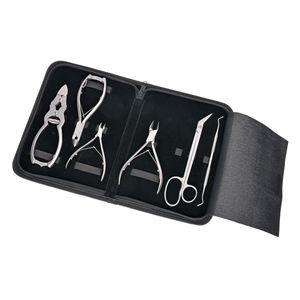 Coupe-ongles incarnés, outils de pédicure, instruments de podologie, ensemble de 5 pièces en acier inoxydable, professionnel, durable, à mâchoires larges - Product Image 1