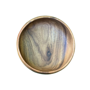 Handcrafted Wooden <b>Bowl</b> | Featuring Warm Natural Grain and Smooth Curved Design for Rustic Decor and Elegant <b>Serving</b> Use Style - Product Image 1
