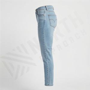 OEM Custom High Quality Plus Size Women's <b>Jeans</b> Oversize Cargo <b>Baggy</b> Denim Flat Pockets Cotton Print Fashion <b>Ladies</b> Trousers - Product Image 3