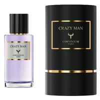 Convivium Paris French 50ml Crazy Man Parfum Unisexe de Luxe Extrait de Parfum Liquide Boisé Longue Durée