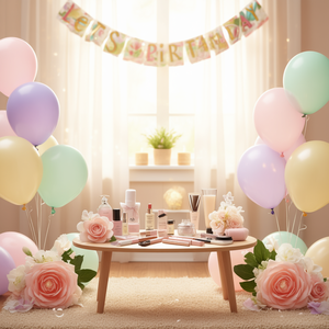 T-Shirt 'Let's Get Pampered' per Festa di Compleanno in Spa, per il 6° Compleanno delle Ragazze, Design Personalizzato Promozionale - Product Image 3