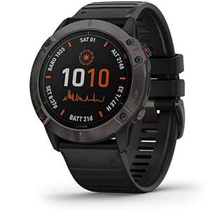 Envío Puntual: Reloj GPS Multideporte Garmin Fenix 6X 6S Pro Edición Solar con Cristal de Zafiro, Color Negro - Product Image 3
