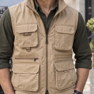 <b>Utility</b> <b>Vest</b> Featuring Durable Construction Multiple <b>Utility</b> Pockets Adjustable Straps Comfortable Fit Strong Stitching - Product Image 5