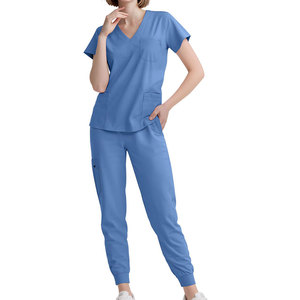 CONJUNTO DE UNIFORMES DE ENFERMERÍA DE MARCA PRIVADA, UNISEX, COLORES PERSONALIZADOS, ROPA DE TRABAJO PARA PERSONAL DE HOSPITAL Y CLÍNICA, PROVEEDOR OEM ODM - Product Image 5
