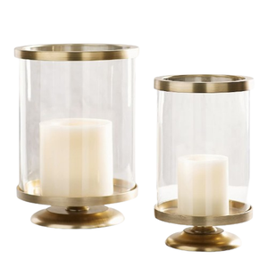 Vaisselle décorative ouragans Style créatif disponible décor à la maison bougeoir de fête de mariage pour intérieur et extérieur - Product Image 6