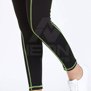 Women's Best Selling Mid Waist Solid <b>Pattern</b> Yoga <b>Leggings</b>-Quick Dry Customizable Material - Product Image 4