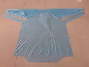 Disposable CPE Isolation Gown Protective Suit PE Gown