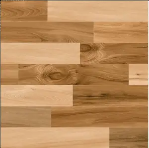 セラミックタイルのようなプレミアムグレードの光沢のある表面木材床材タイル材料を輸出する木製タイルインド