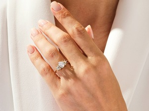 แหวนพลอยบุษราคัมสีขาวเงินสเตอร์ลิง925เครื่องประดับทำด้วยมือเงินสไตล์ Boho สำหรับเป็นของขวัญสำหรับผู้หญิง - Product Image 4