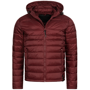 Veste d'hiver matelassée décontractée pour homme, style streetwear, logo sur le devant, tissu imprimé personnalisé, OEM personnalisé - Product Image 6